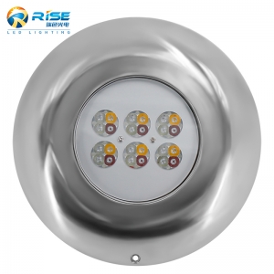 Lumière extérieure de piscine de 24W 316L IP68 LED d'acier inoxydable 