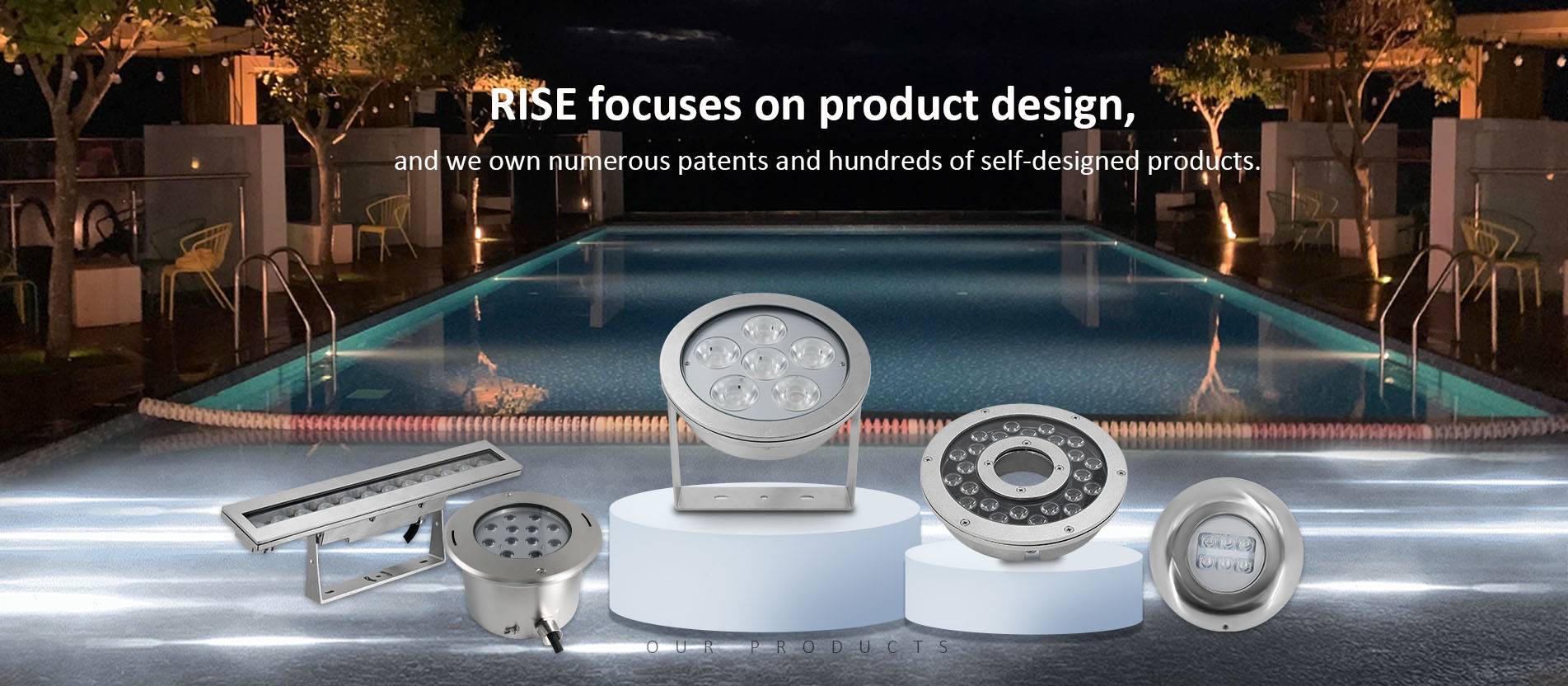 Stainless Steell LED Fountain Lights